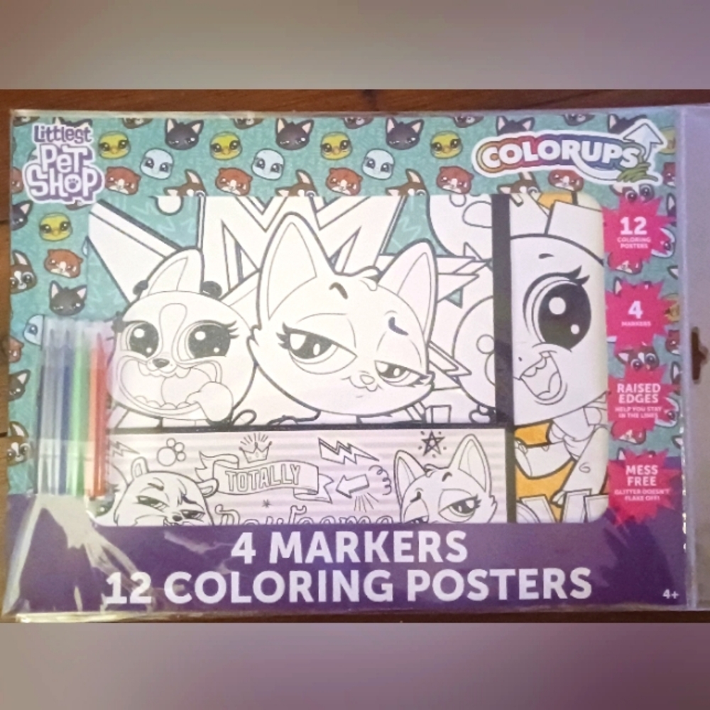 LPS Coloring Poster Set